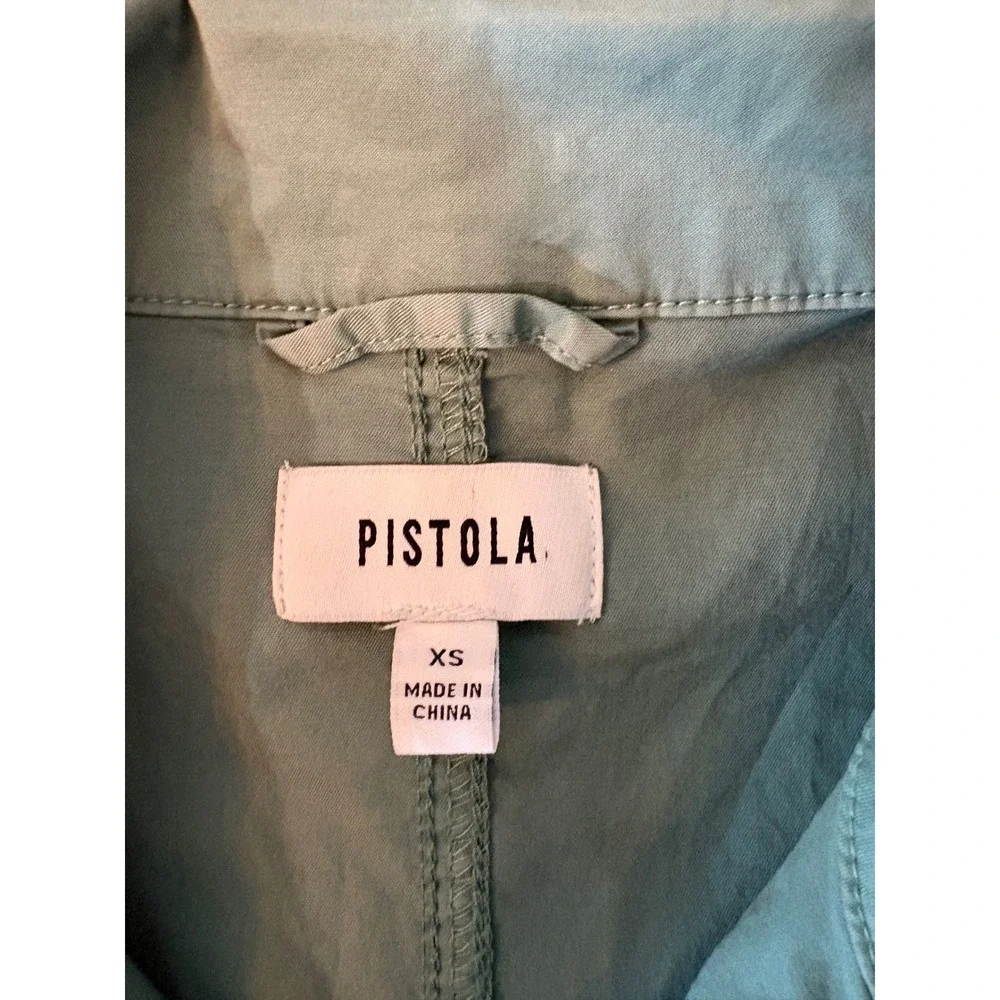 Pistola Meg Zip Front Romper Womens XS Green Clover Excellent Utility Drawstring - Picture 6 of 9